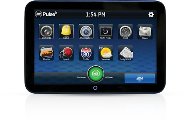 Home automation systems touchscreen